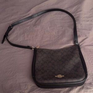 Coach Ellie File Bag in Signature Canvas.